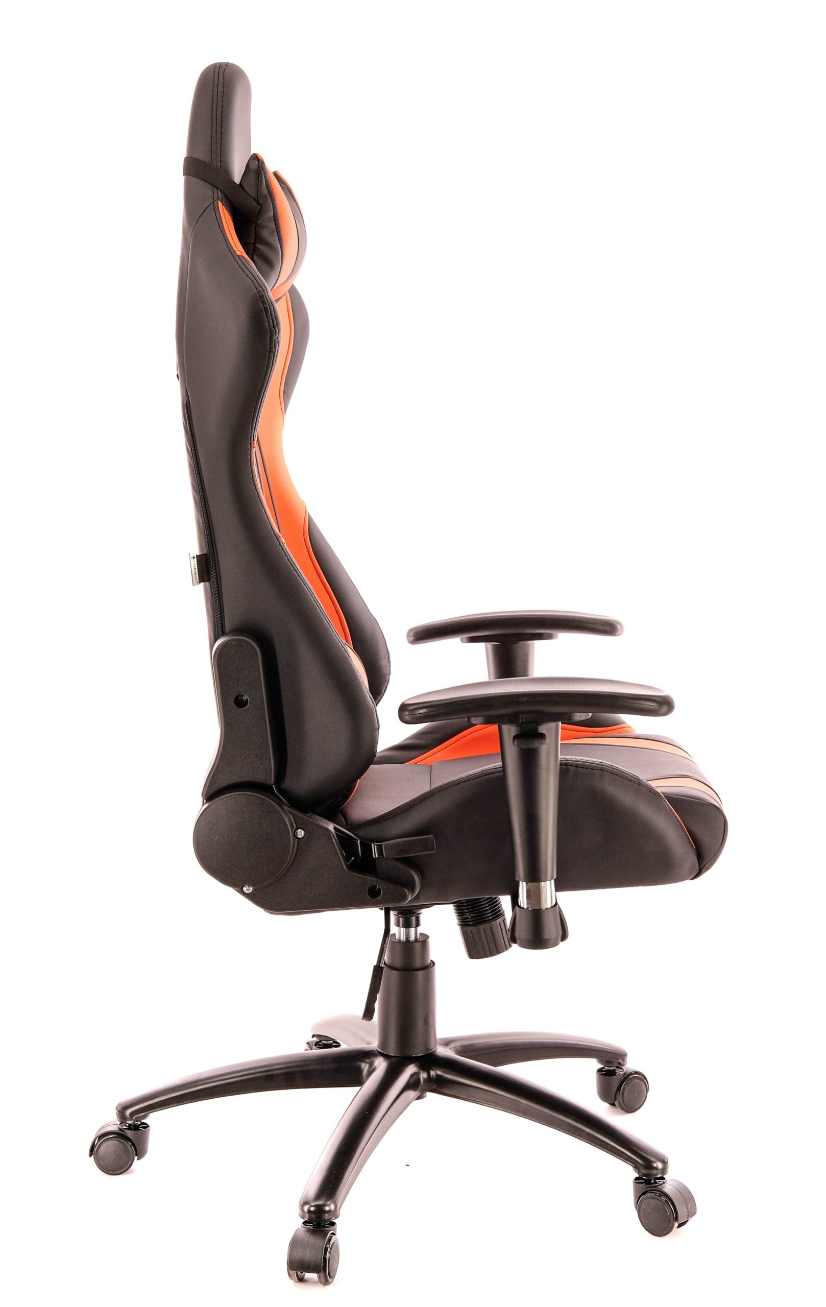 Кресло Everprof Lotus S2 Экокожа Черный/Оранж от производителя