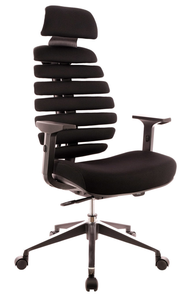 Эргономичное кресло Everprof Ergo Black Ткань Черный