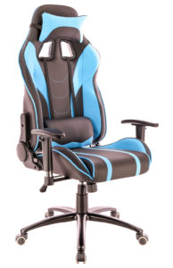 Геймерское кресло Everprof Lotus S16 Экокожа Голубой