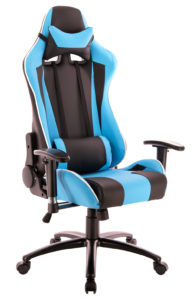 Геймерское кресло Everprof Lotus S5 Экокожа Голубой