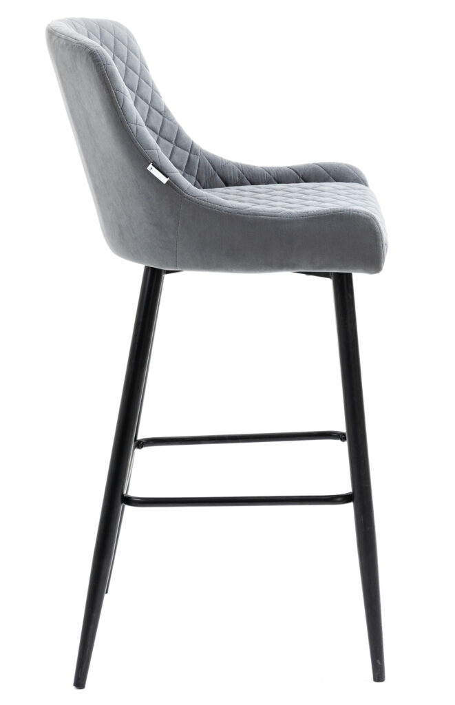 Барный стул Everprof Nico Ткань Серый