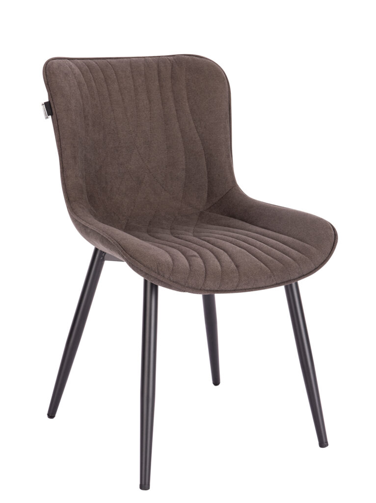 Обеденный стул Everprof Aqua Ткань Темно-коричневый
