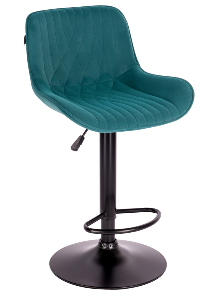 Барный стул Everprof Grace Black Ткань Темно-зеленый